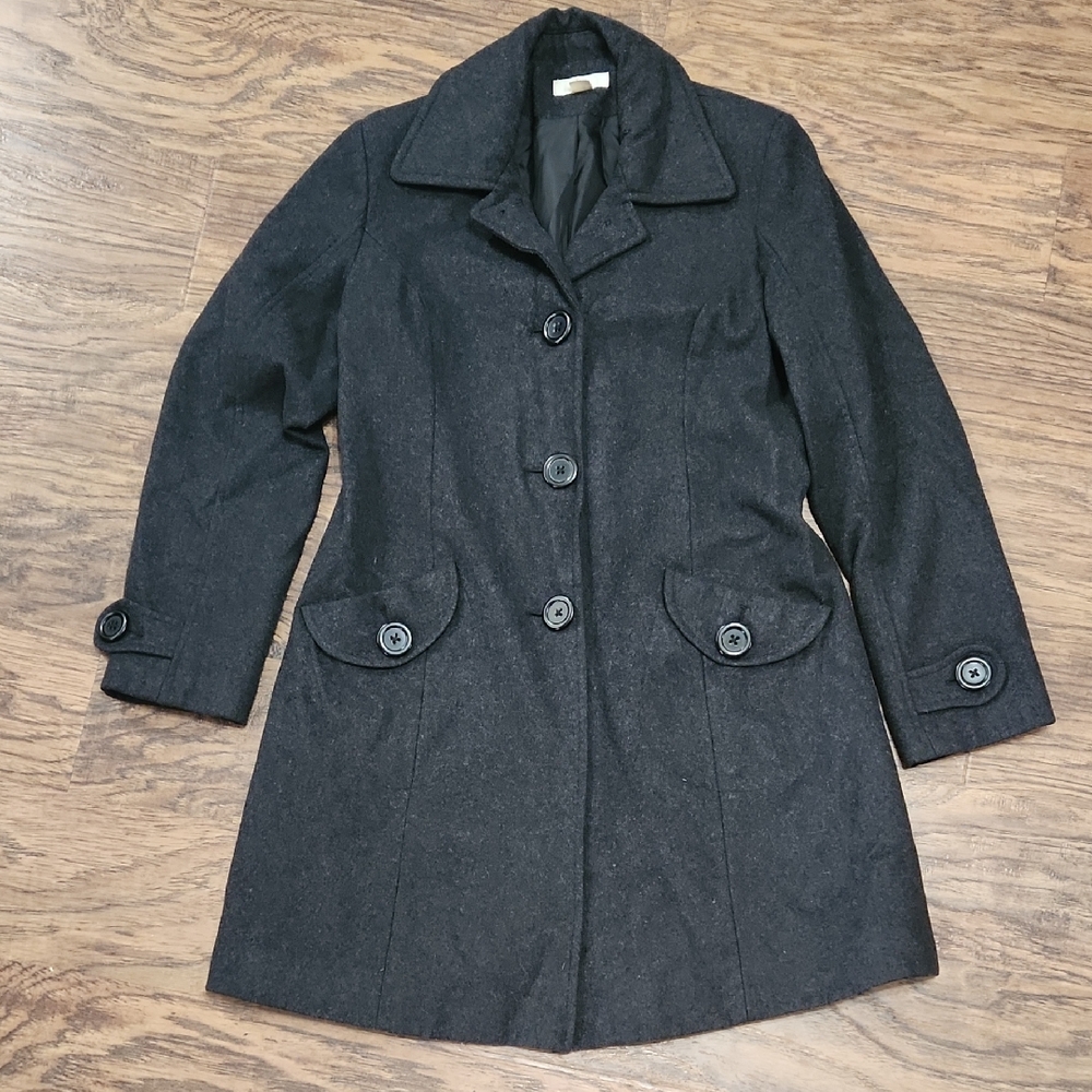 Jennifer Lopez Charcoal Trench Coat